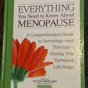 Menopause Guide Book. Really great information on diet and natural remedies.